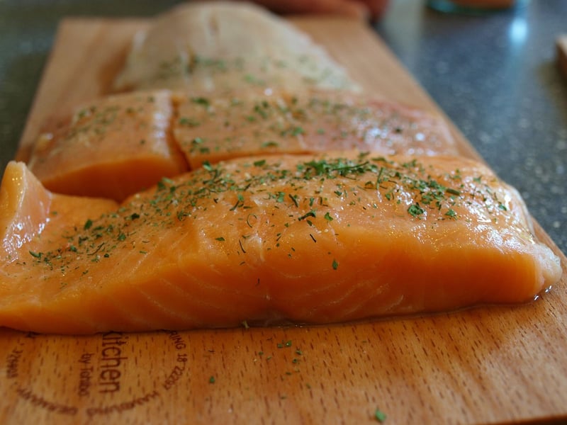 Fusion Salmon Dish